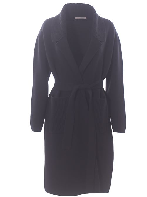 Cappotto punto stoffa con cintura LA FILERIA | 23271/14271099